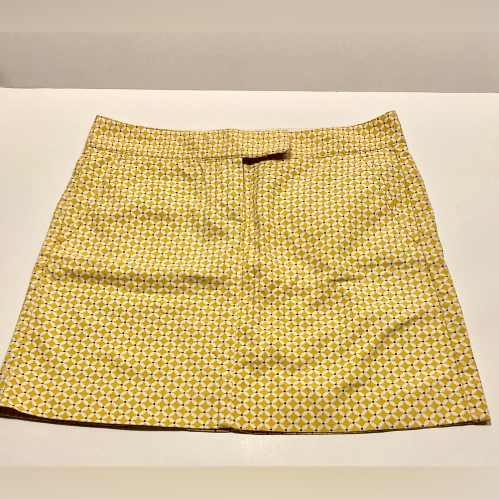 J CREW SUNNY MINI SKIRT SIZE 8-10 EXCELLENT CONDITION